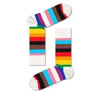 Happy socks 2P Pride Stripe Sock Weiß Muster Baumwolle Gr 41/46