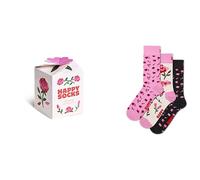 Happy Socks 3-Pack Mother’s Gift Set Baumwolle Socken Damen Herren Rosa 36-40