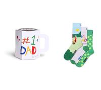 Happy Socks Herren Socken, 3er Pack - Father's Day, Geschenkbox, gemischte Farben No.1 Dad 41-46