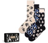 Happy socks 3P Monochrome Magic Socks Gift Set Mixed Baumwolle Gr 36/40