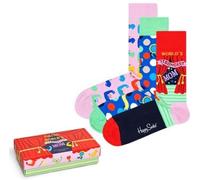 Happy socks 3P Mothers Day Gift Box Rosa/Blau Baumwolle Gr 36/40 Damen
