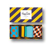 Happy Socks 4-Pack Amazon Stripe Box farbenfrohe und fröhliche Socken für Männer und Frauen 36-40