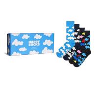 Happy Socks 4er Pack Unisex Socken - Geschenkbox, Classics, gemischte Farben Cloudy 36-40