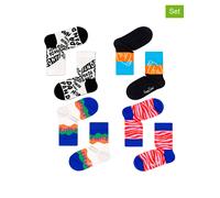 Happy Socks 4tlg. Geschenkset in Bunt - Größe 13-21 | Babysocken Strumpfhosen
