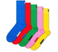 Happy socks 5P Solid Socks Mixed Baumwolle Gr 36/40
