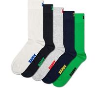 Happy socks 5P Solid Socks Multi-colour-2 Baumwolle Gr 41/46