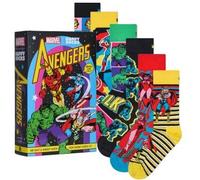 Happy socks 6P Marvel Avengers Assemble Gift Set Mixed Baumwolle Gr 41/46