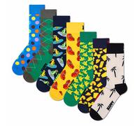 Happy Socks 7er Pack Unisex Socken - Geschenkbox, gemischte Farben 7 Days 3 / 36-40 36-40 Mehrfarbig