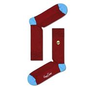 Happy Socks Unisex Alien Ribbed Embroidery Bedruckte Socken, bunt, 41-46