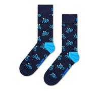 Happy Socks Bike Sock Fahrrad Socke 36-40, Dunkelblau