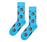 Happy Socks BEAR SOCK (DE/NL/SE/PL, Numerisch, 36, 40, Regular, Regular, Mehrfarbig)