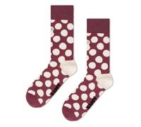 Happy Socks Socken mit Label-Print in Bordeaux, Größe 41-46