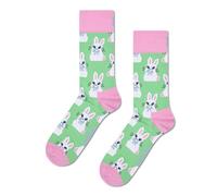 Happy Socks Bunny Baumwolle Socken Damen Herren Hellgrün 41-46