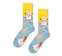 Happy Socks Socken Bunny World Baumwolle Hellblau für Damen und Herren Größe 41-46