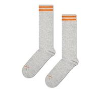 Happy Socks Bunte Sneaker-Socken-Kollektion - Hergestellt aus nachhaltiger Bio-Baumwolle - Grau 1er-Pack Größe 41-46