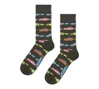 Happy Socks Car Stripe Sock (DE/NL/SE/PL, Numerisch, 41, 46, Regular, Regular, Mehrfarbig)