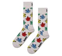 Happy Socks CAT SOCK KATZEN SOCKE P002584 (DE/NL/SE/PL, Numerisch, 41, 46, Regular, Regular, mehrfarbig)