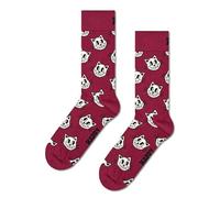 Happy Socks CAT SOCK KATZEN SOCKE ROT (DE/NL/SE/PL, Numerisch, 36, 40, Regular, Regular, MEHRFARBIG)