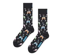 Happy Socks Regular Fit Socken mit Logo-Stitching Modell 'CHEERS' in Black, Größe 41-46
