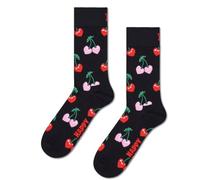happy socks - Cherry Heart Sock Schwarz - Gr. - 38