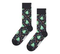Happy Socks Socken Crew Christmas Night (Weihnachtsnacht) schwarz Unisex Größe 36-40 1er