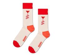 Happy Socks Socken mit Motiv-Print Modell 'Cin Cin' in Offwhite, Größe 41-46