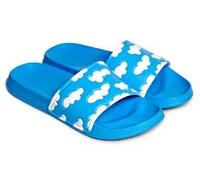 Happy Socks Cloudy Pool Slide Blau Muster Gr 44/45