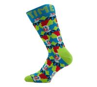 Happy Socks Clown Sock, farbenfrohe und fröhliche, Socken für Männer und Frauen, Grün-Blau-Rot (36-40)