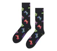 Happy Socks Socken mit Label-Print in Black, Größe 41-46