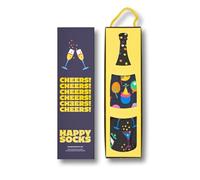 Langsocken HAPPY SOCKS Gr. 36 (40), schwarz (schwarz gemustert) Damen Socken (45355315-36) schwarz gemustert