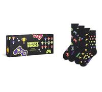 Happy Socks 4er Pack Unisex Socken - Geschenkbox, Classics, gemischte Farben Gamer 36-40