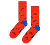 Happy Socks, Crew-Socken, neuartige Symbole Socken für Damen und Herren, rot, 36-40