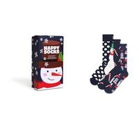 Happy Socks Holiday Navy Gift Set Crew-socken 3 Paare EU 41-46 Navy