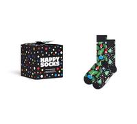 Happy Socks Crew Socken - Weihnachts- und Ornamentbaum - 2er-Pack Geschenkbox-Set - 41-46