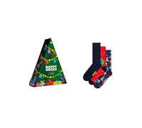 HAPPY SOCKS Damen Geschenkset 3er Pkg. HOLIDAY 36-40 green grün