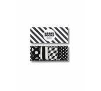 Happy Socks Unisex 4-Pack Classic Black & White Gift Set Socken, Multi, S (4er Pack)