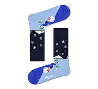 Happy Socks Damen The Little House On The Snowland Sock Socken, Blue, 36-40