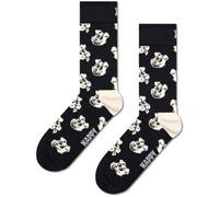 Happy Socks Unisex Doggo Socken, Schwarz, M/L