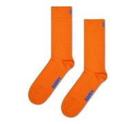 Happy Socks Einfarbige Crew-Socken-Kollektion - Hergestellt aus nachhaltiger Bio-Baumwolle - Orange 1er-Pack Größe 36-40