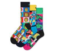 Happy Socks Exklusive Marvel™Avengers - 3er-Pack Geschenksets für Alle-Größe 36-40