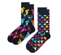Happy Socks 2-er Pack Motiv (1x Dog Socks, 1x Thumb up Socks)