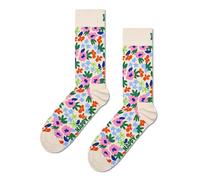 Happy Socks Flower Sock (DE/NL/SE/PL, Numerisch, 36, 40, Regular, Regular, Mehrfarbig)