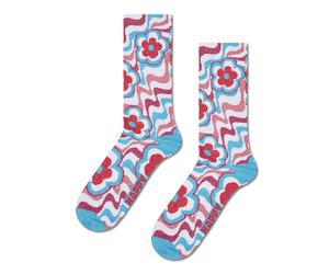 happy socks - Flowy Flower Sock Grün - Gr. - 38
