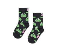 Happy Socks Unisex Kinder Kids Frog Socken, Schwarz, 2-3 Years