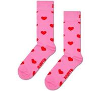 Happy socks Happy Sock Heart Sock Rosa Muster Baumwolle Gr 36/40