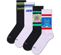HAPPY SOCKS Happy Socks 4er Pack Unisex Socken - Geschenkbox, Classics, gemischte Farben (HSocks-4er) 36-40 Freaky Energy