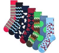 HAPPY SOCKS Happy Socks 7er Pack Unisex Socken - Geschenkbox, gemischte Farben (HSocks-7er) 36-40 Seven Days 2