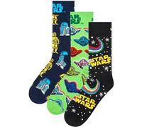 HAPPY SOCKS Happy Socks Herren Socken, 3er Pack - STAR WARS, Geschenkbox, Motivsocken (HSocks-3er-SW) 41-46 Star Wars 3 Pack Gift Set