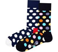HAPPY SOCKS Happy Socks Unisex Socken, 2er Pack - Classic Crew, Cotton, Farbmix (HSocks-2er-CL) 41-46 2