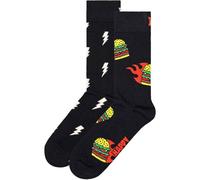 HAPPY SOCKS Happy Socks Unisex Socken, 2er Pack - Geschenkbox, Farbmix (HSocks-2er) 36-40 Blast Off Burger